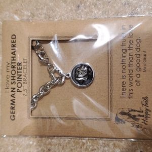 NWT Montana Silversmiths German Short-haired Pointer Bracelet